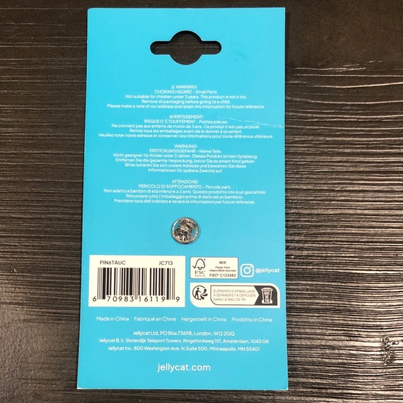 Jellycat Patisserie Lemon Tart Enamel Pin - Picture 5 of 7